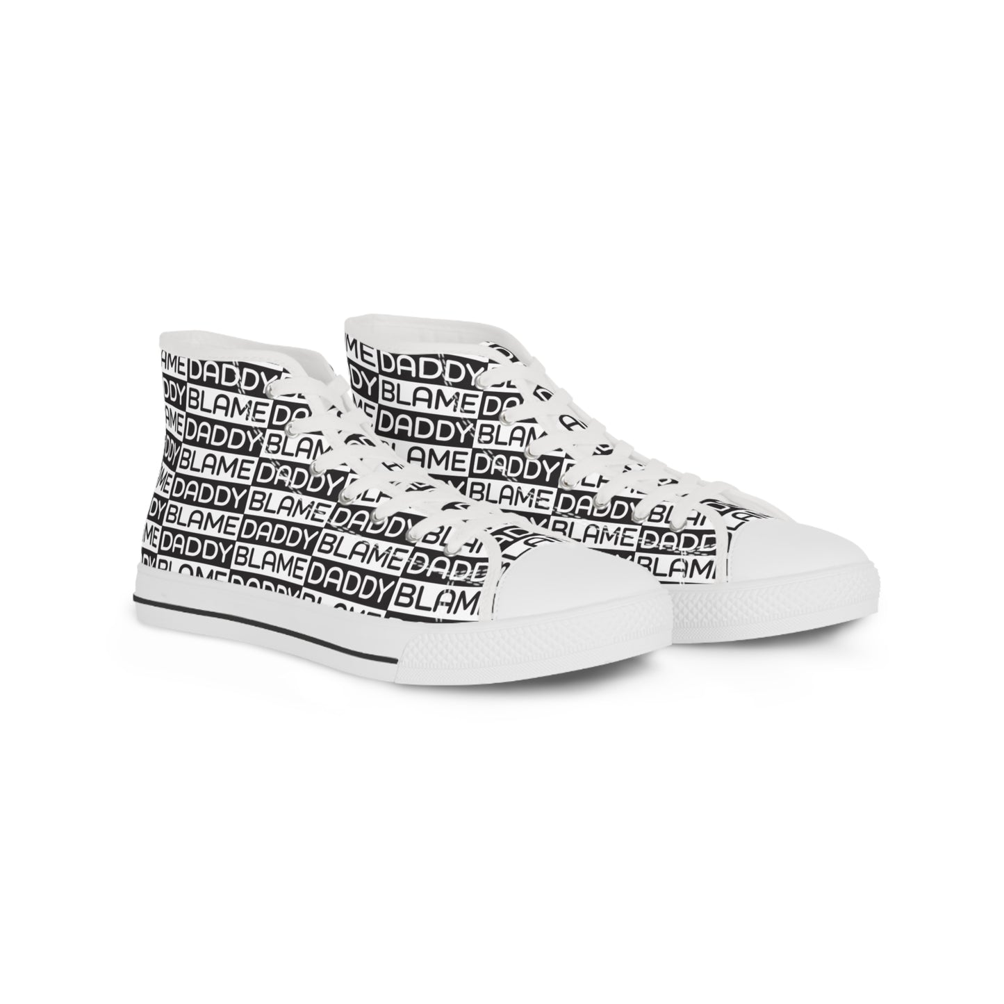 Blame Daddy Men's High Top Sneakers