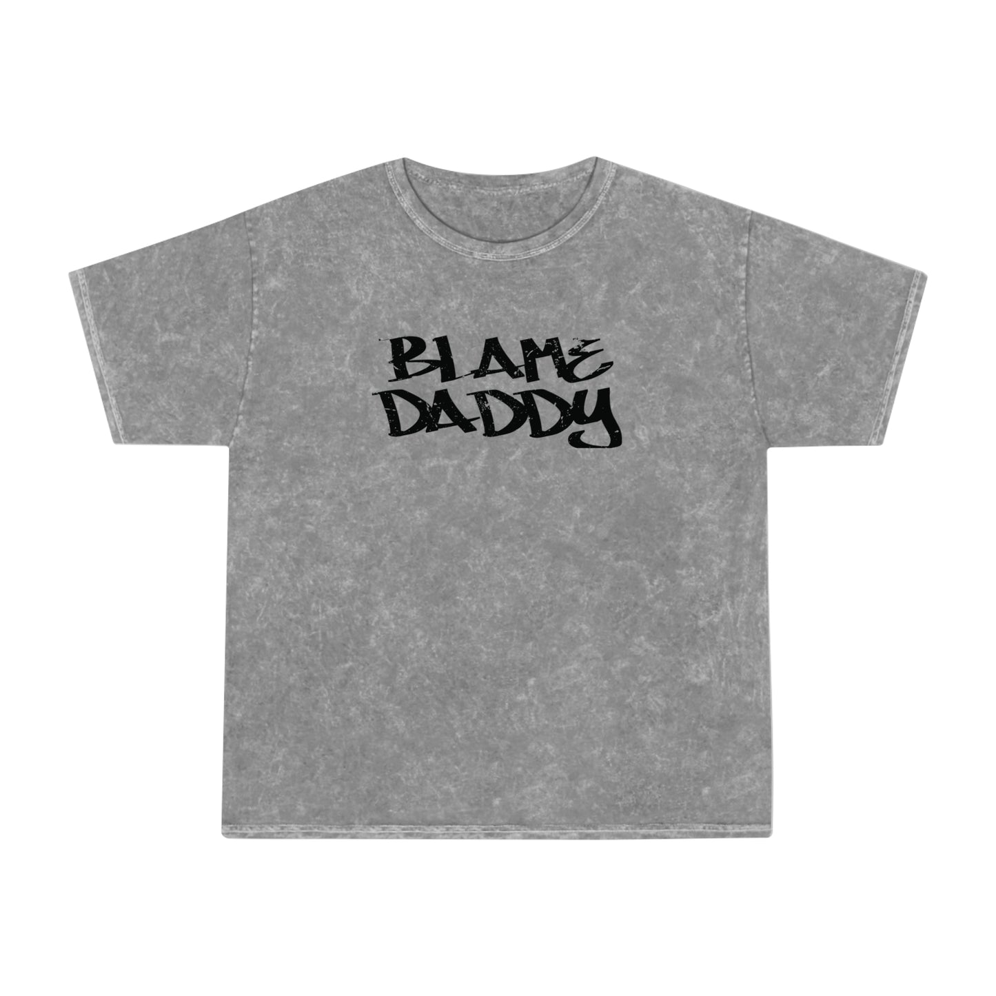 Blame Daddy Mineral Wash Graffiti T-Shirt