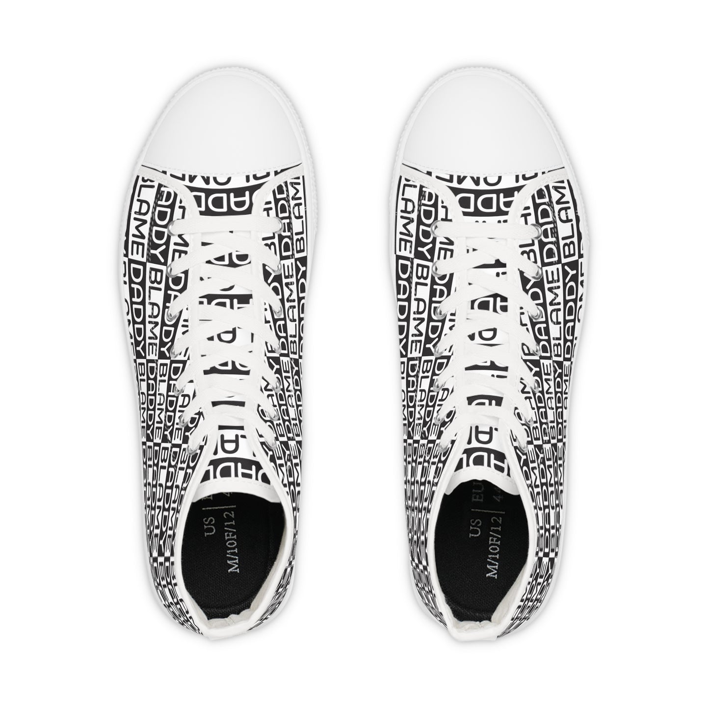 Blame Daddy Men's High Top Sneakers