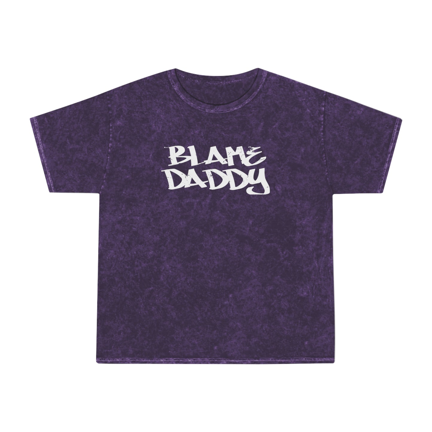 Blame Daddy Mineral Wash Graffiti T-Shirt