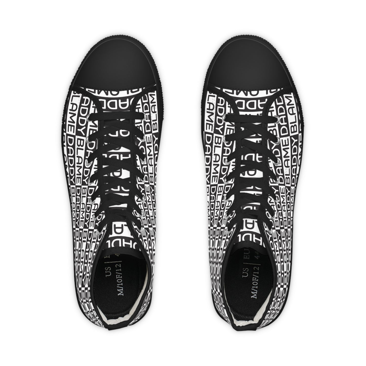 Blame Daddy Men's High Top Sneakers
