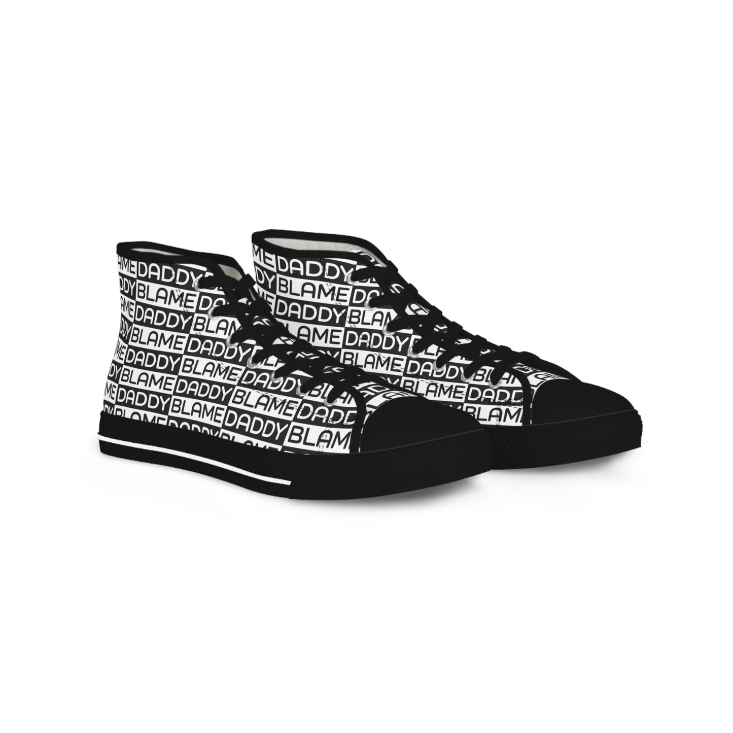 Blame Daddy Men's High Top Sneakers