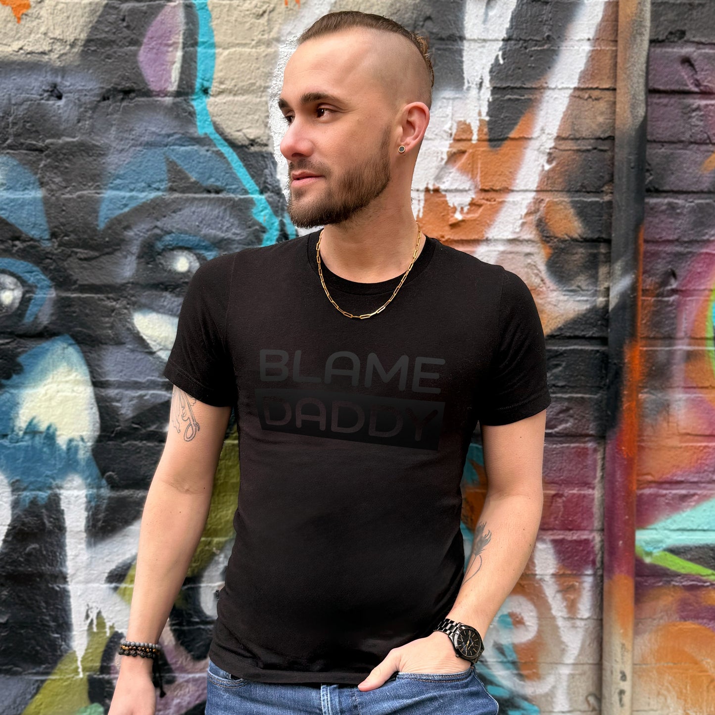 Blame Daddy Chrome T-shirt