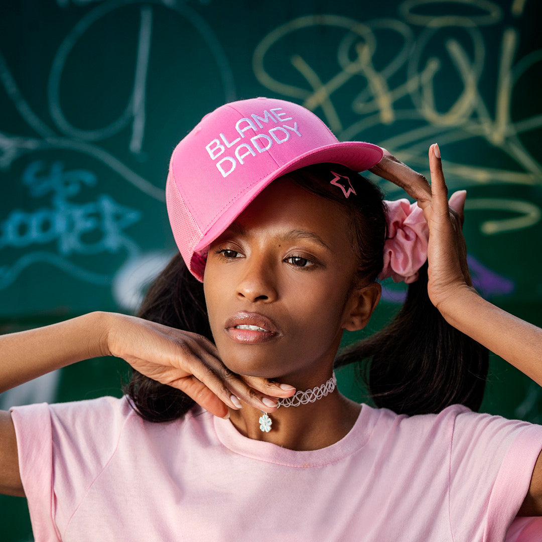 Blame Daddy Trucker Cap