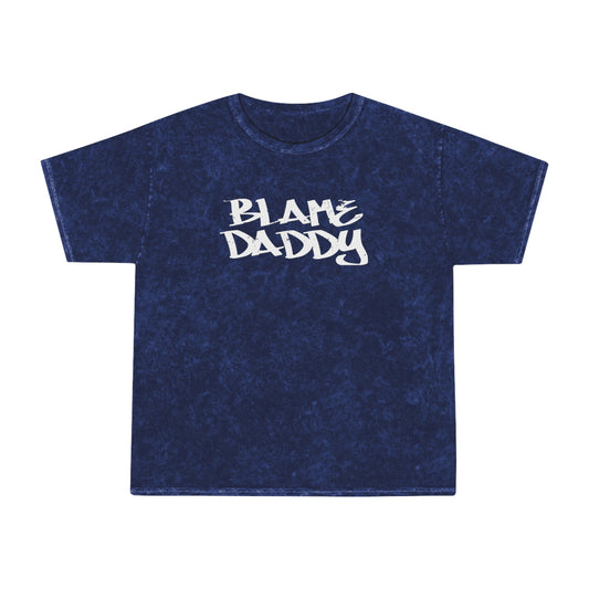 Blame Daddy Mineral Wash Graffiti T-Shirt