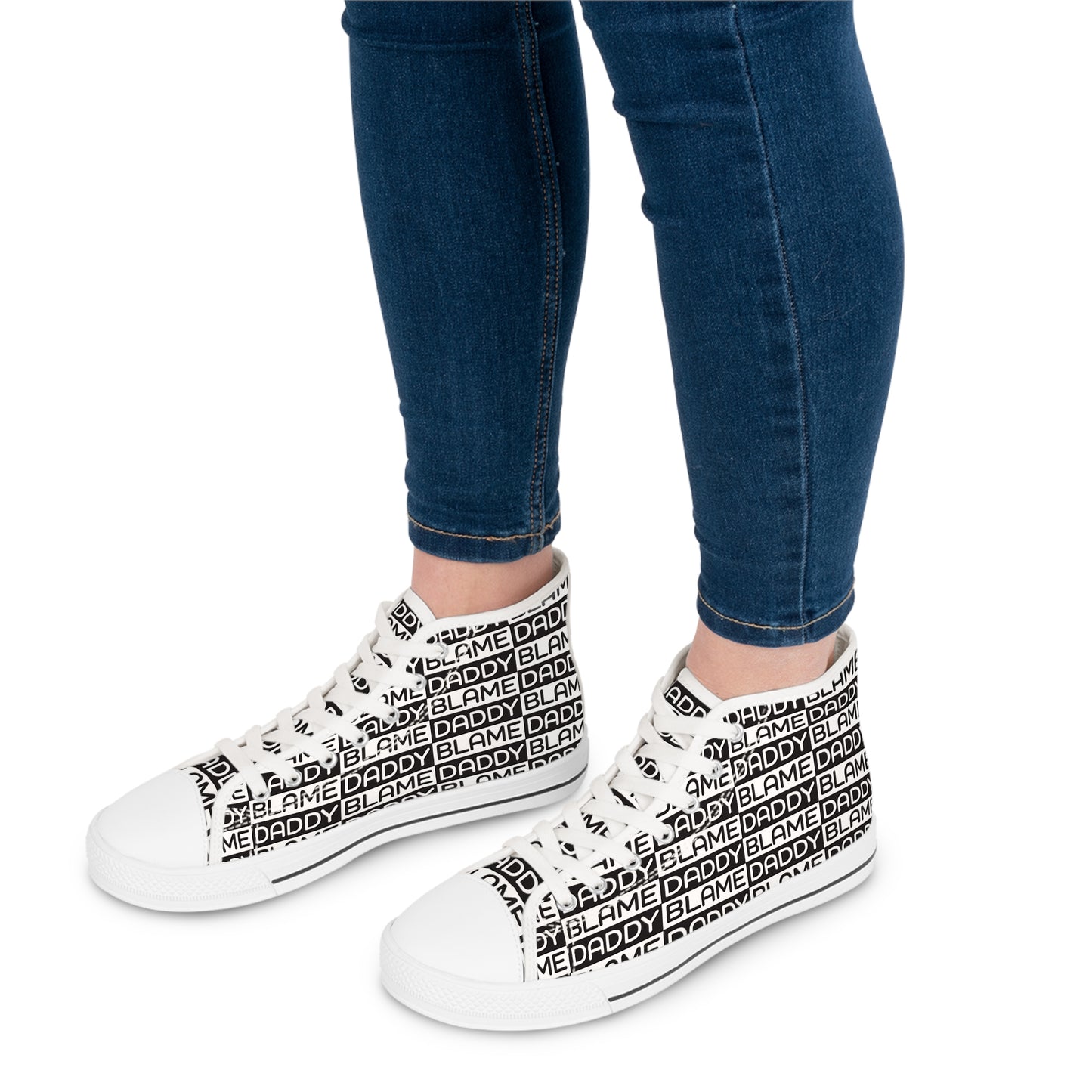 Blame Daddy Women's High Top Sneakers
