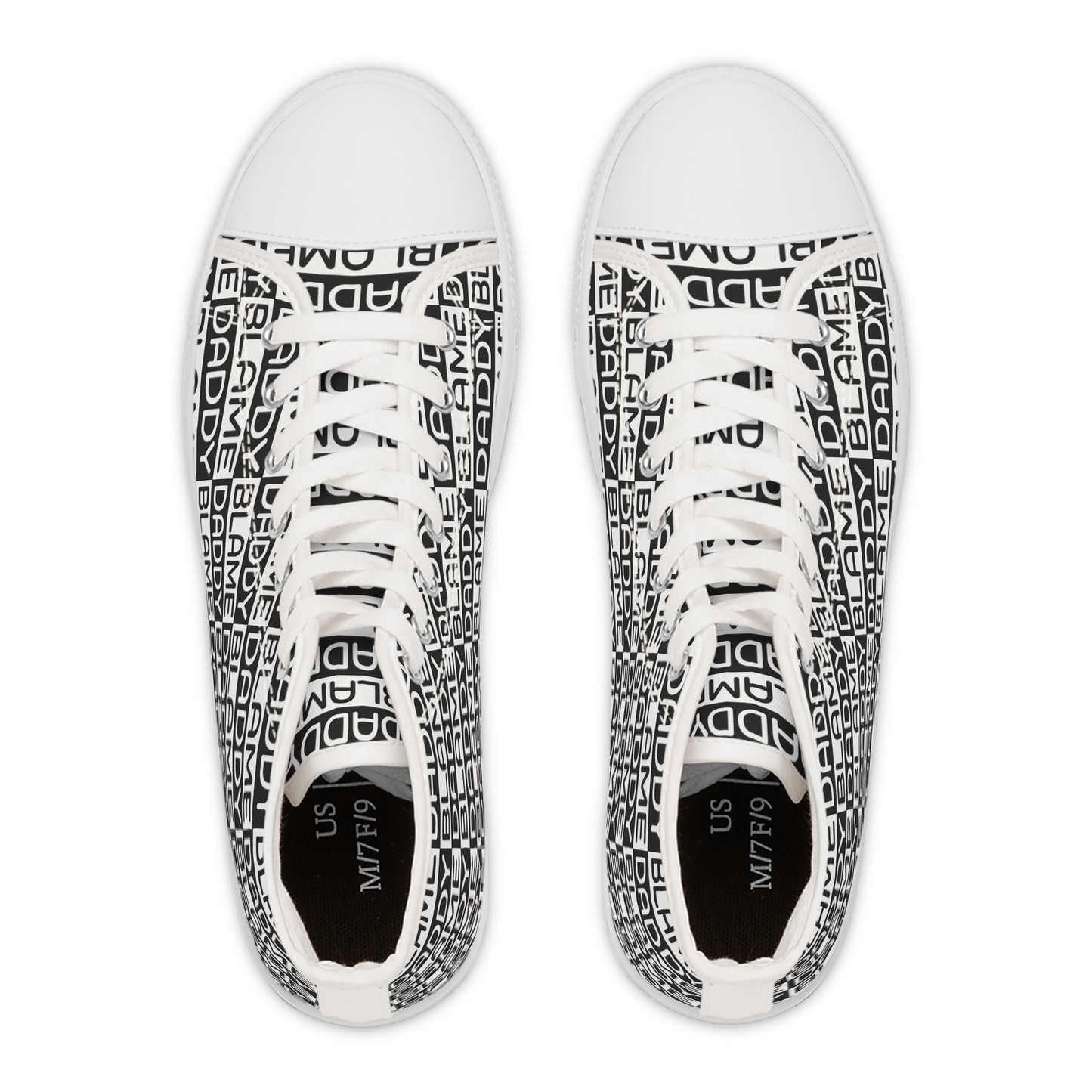 Blame Daddy Women's High Top Sneakers
