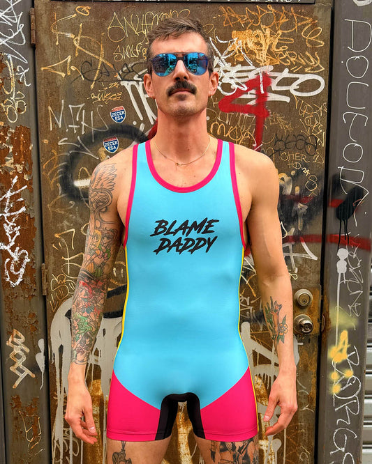 FULL FLEX Singlet - Electric Blue