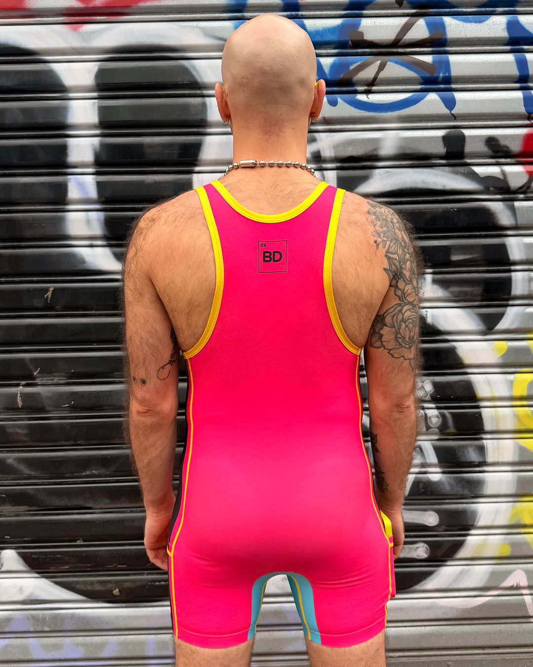 FULL FLEX Singlet with Pockets - Neon Pink