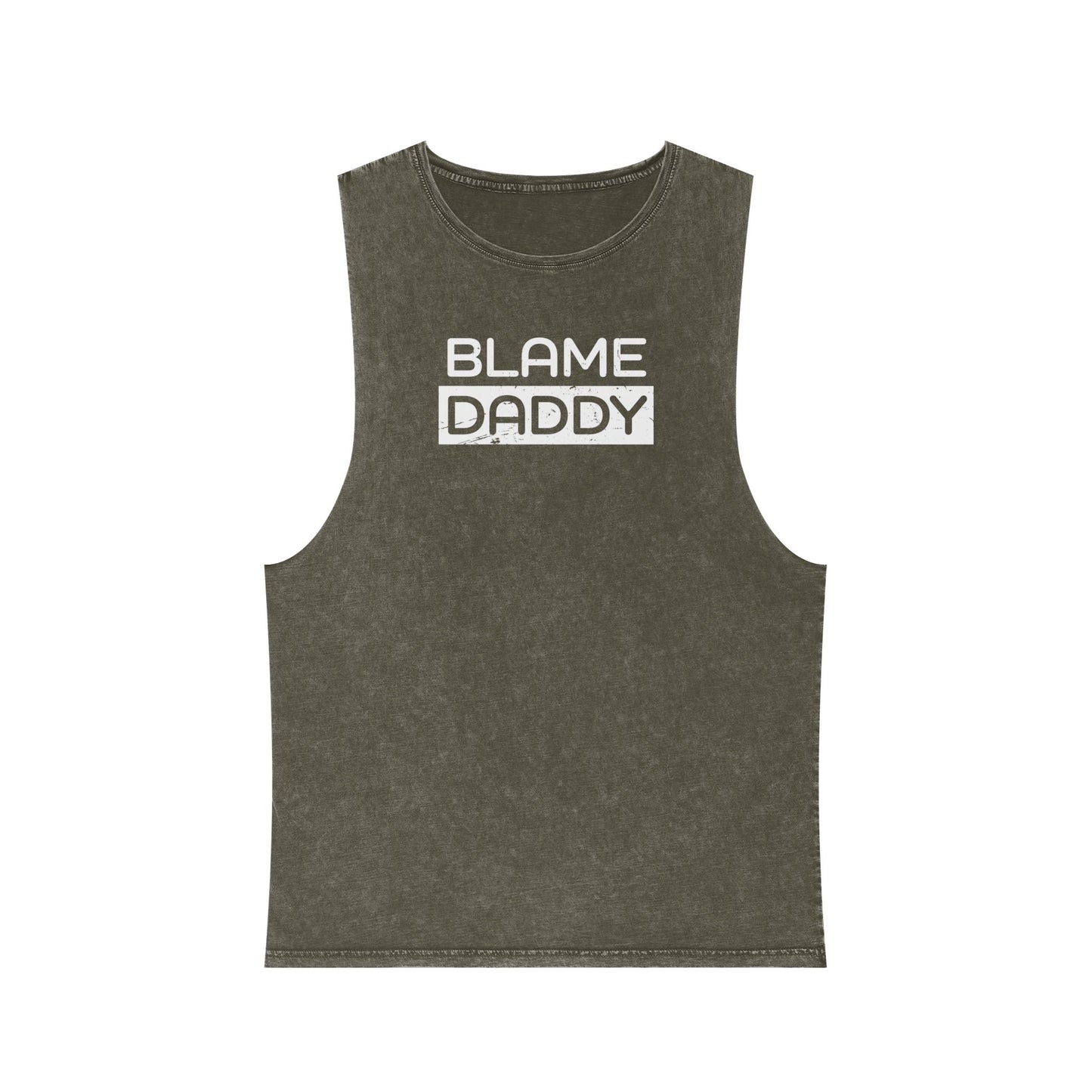 Blame Daddy Unisex Stonewash Tank Top
