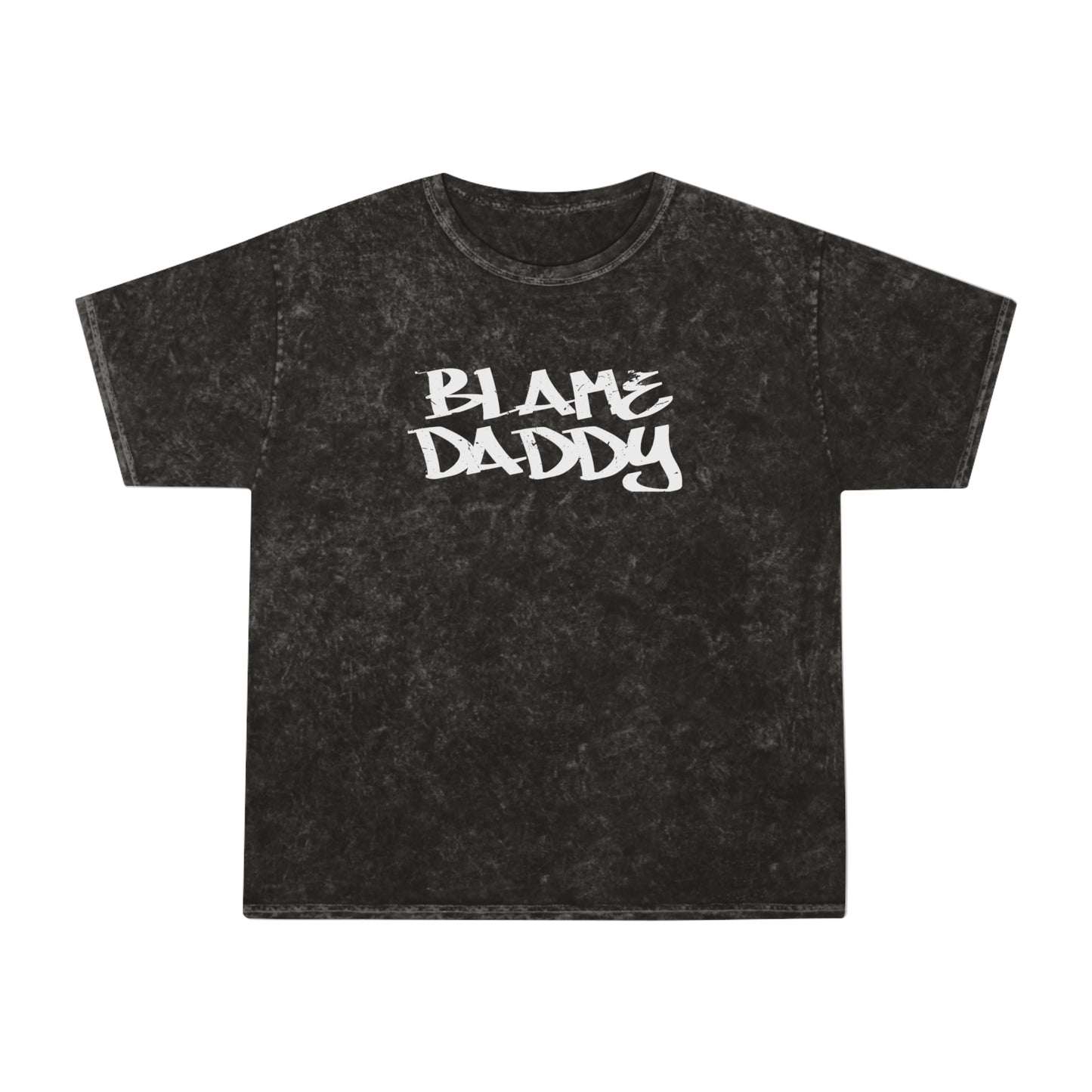 Blame Daddy Mineral Wash Graffiti T-Shirt