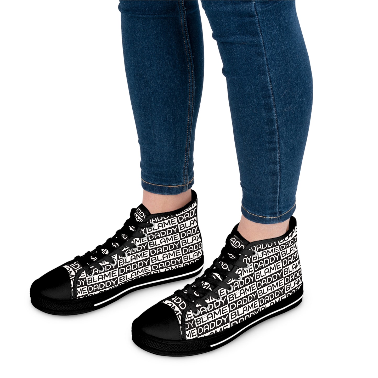 Blame Daddy Women's High Top Sneakers