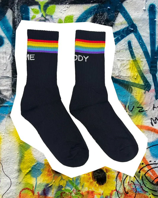 GAME TIME Socks - Rainbow Stripes