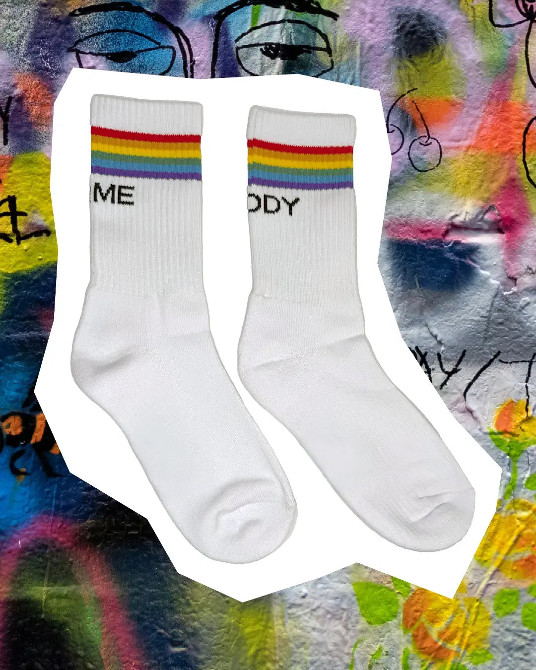 GAME TIME Socks - Rainbow Stripes