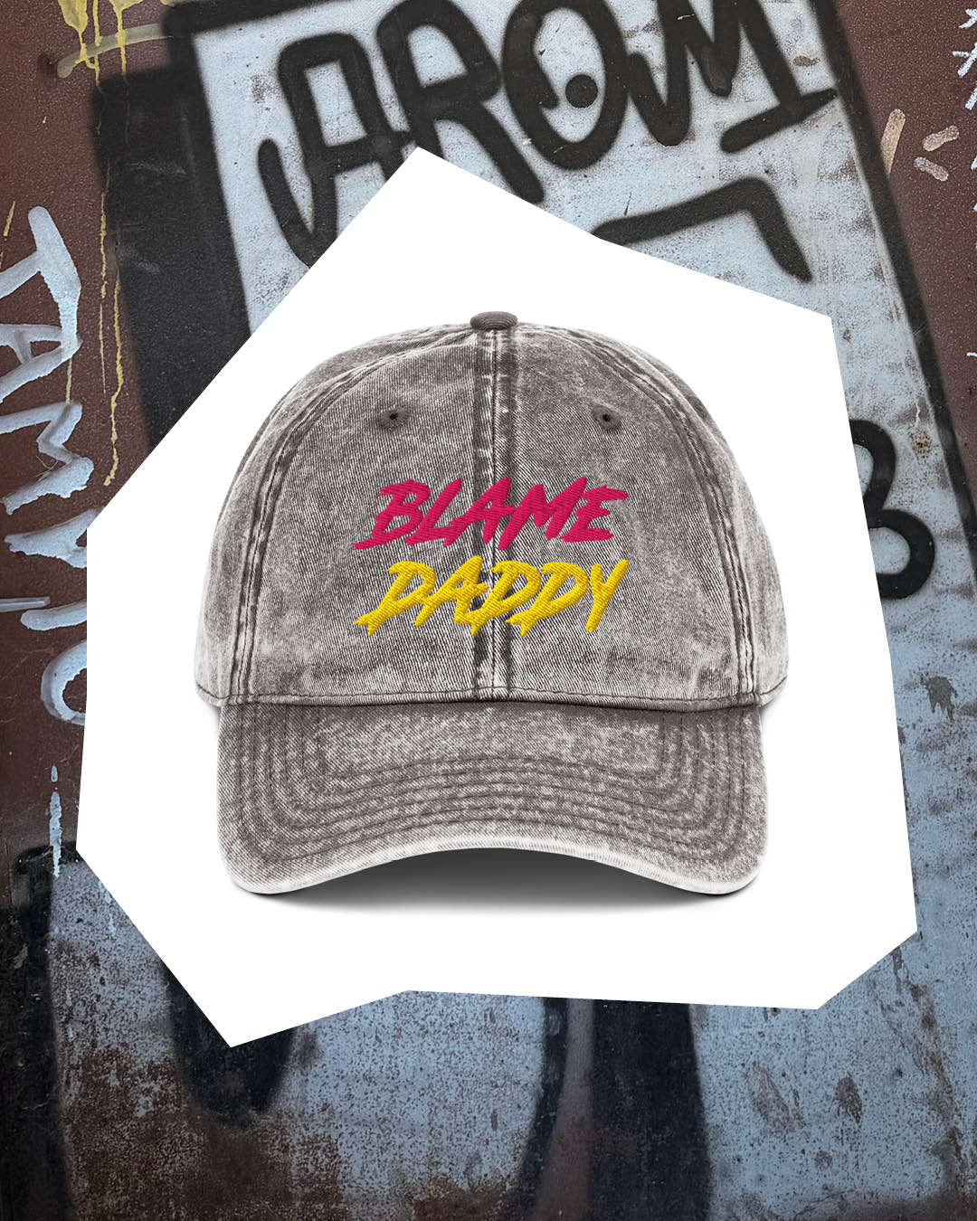 ACID WASHED Vintage Dad Hat