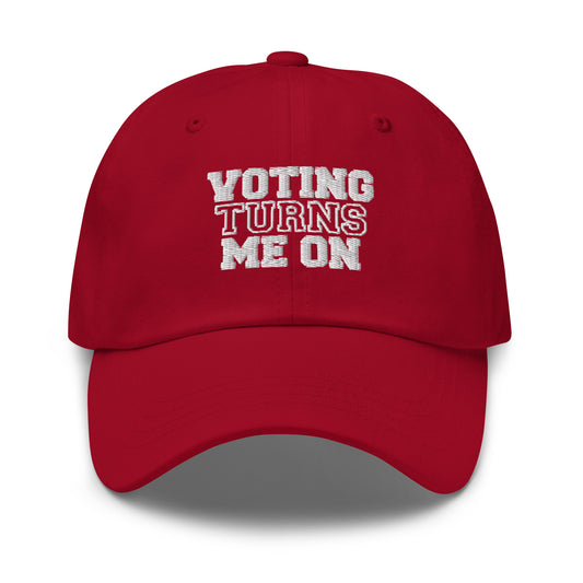 Blame Daddy "Voting Turns Me On" Hat