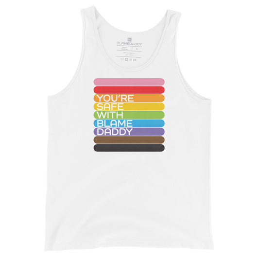 You're Safe With Blame Daddy Pride Tank